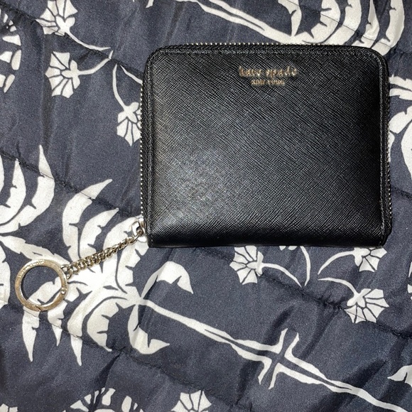 kate spade Handbags - Black Kate Spade Keyring wallet